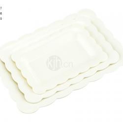 花邊長(zhǎng)方餐盤(4、6PCS