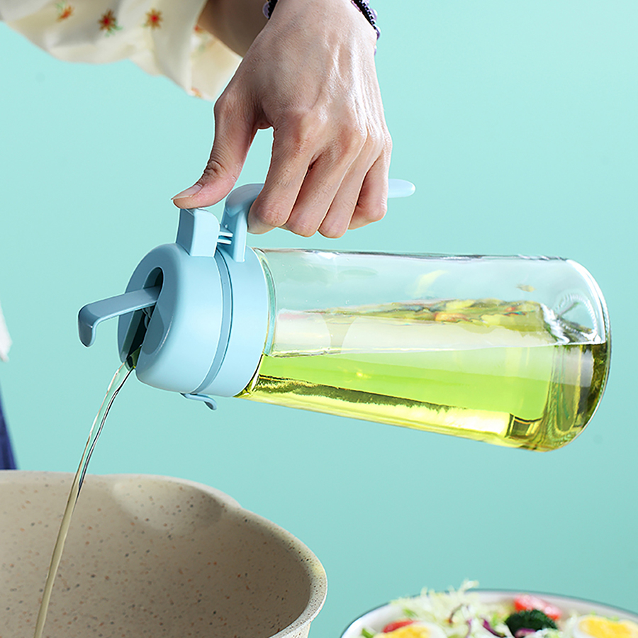 可靈自動開合玻璃油壺