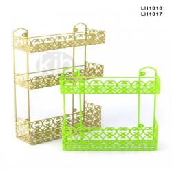 雕花方型二層、三層架