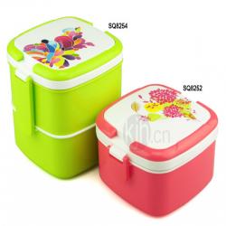 方型手提飯盒、雙層飯