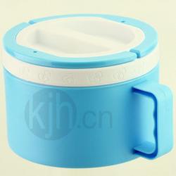 單層樂(lè)意帶手柄保溫飯